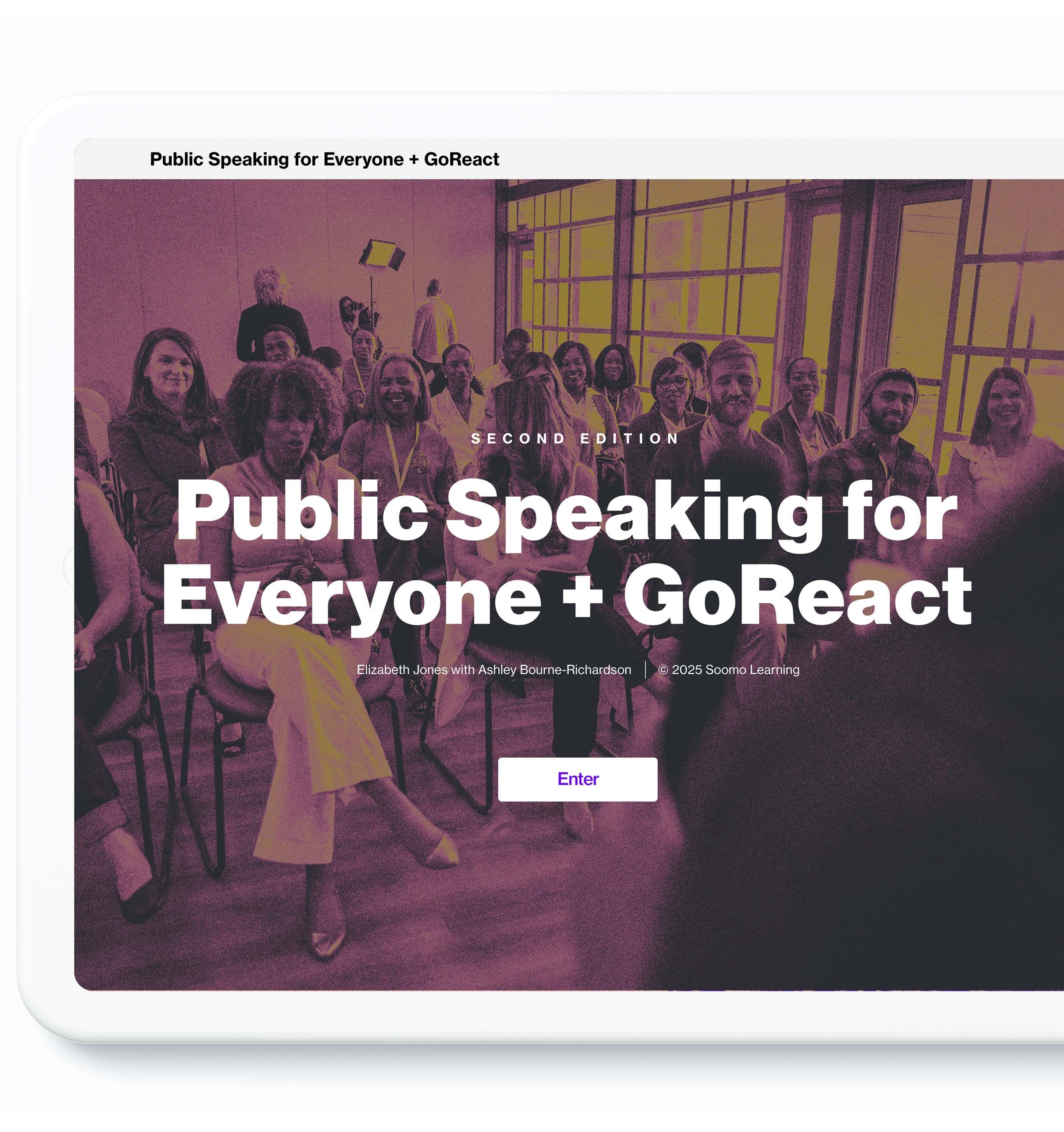 Public Speaking for Everyone on tablet