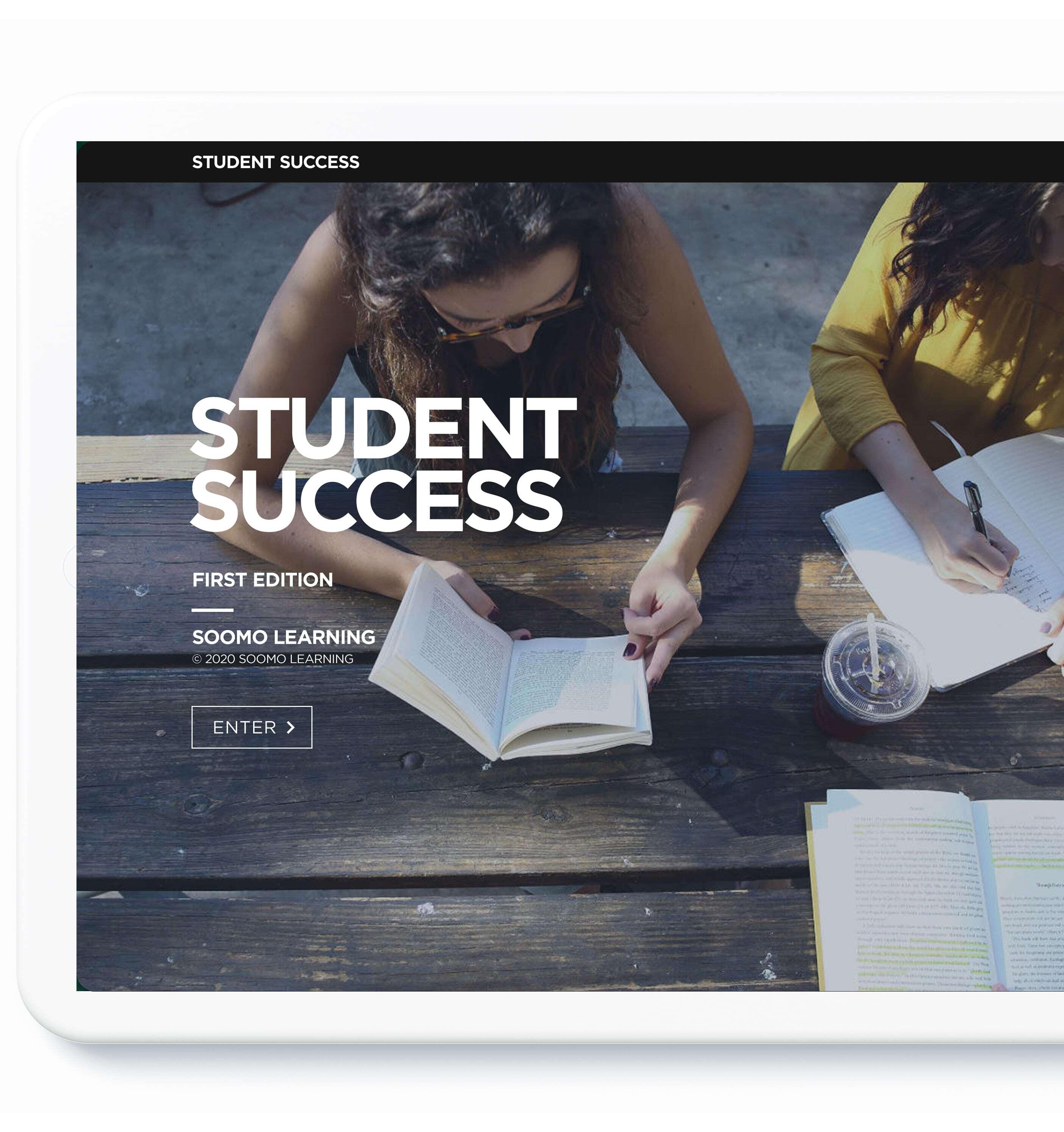 Student Success on tablet