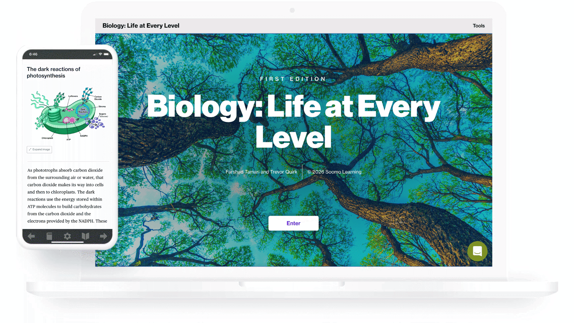 Biology Life at Every Level on tablet and mobile device