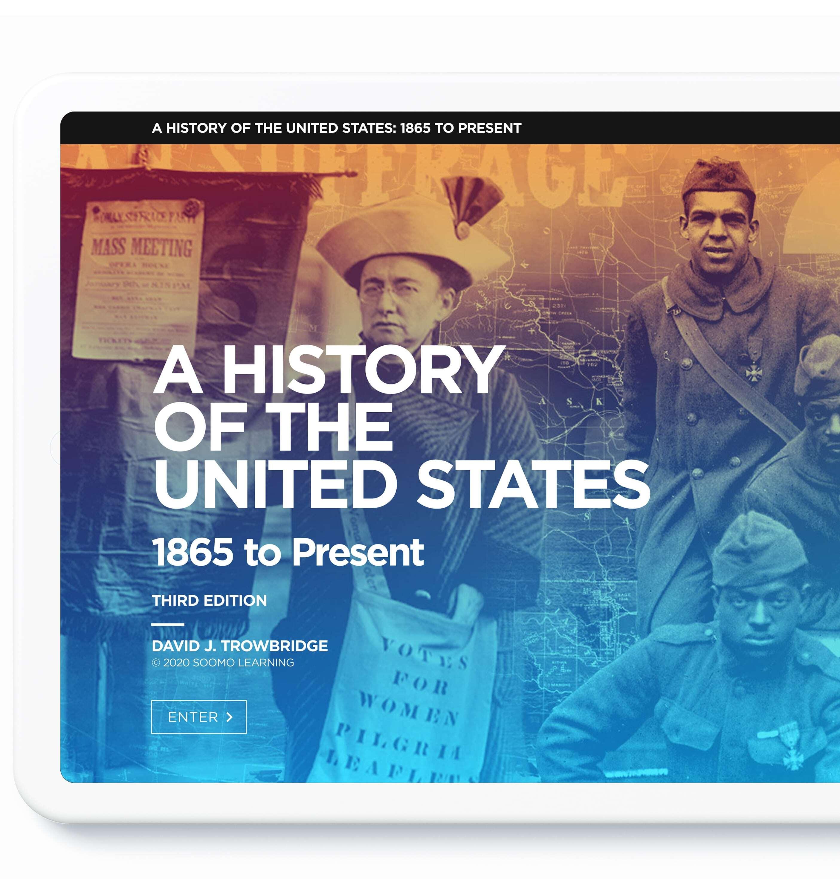 Exploring American Histories 1865 to Present on tablet jpg