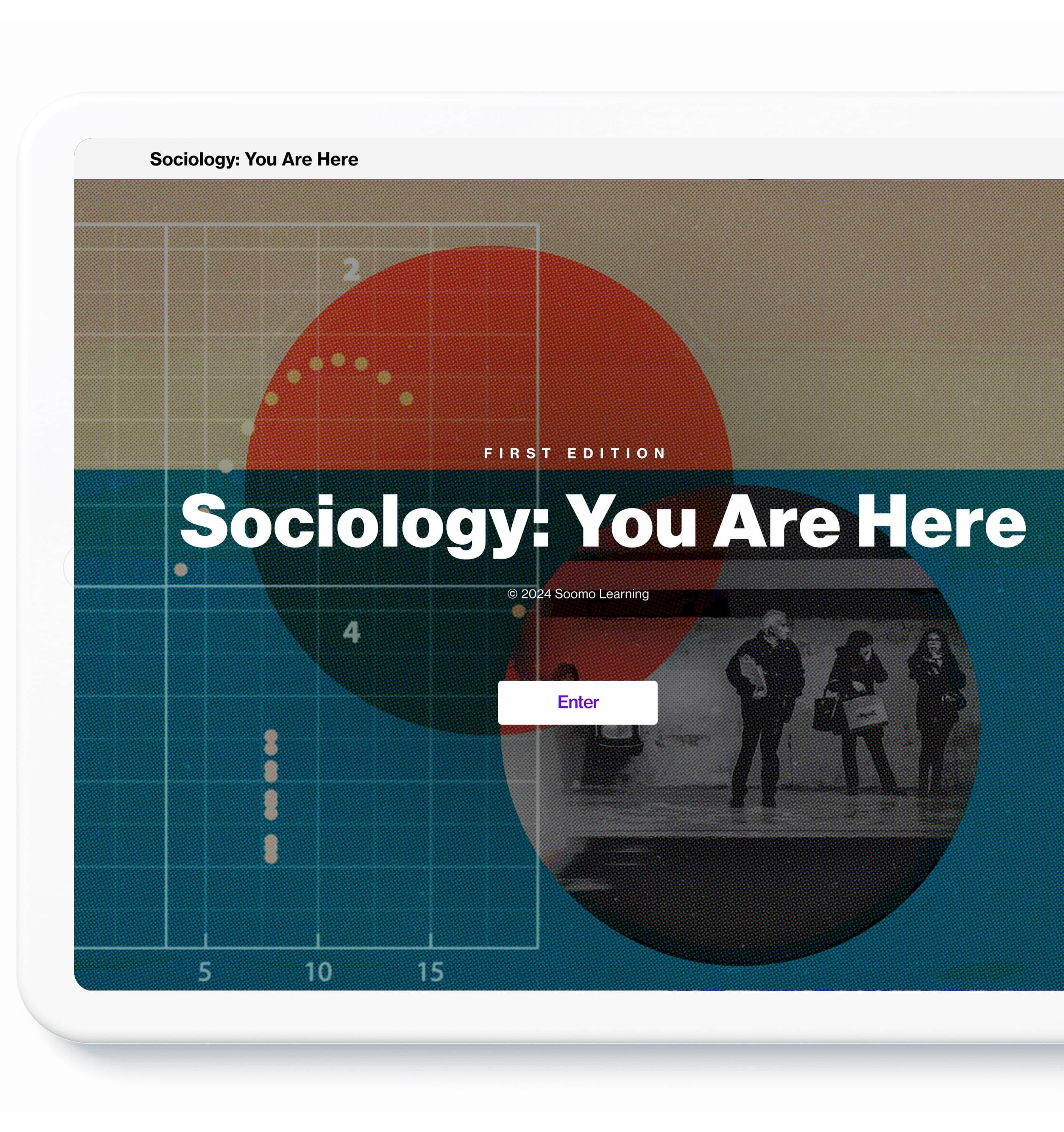 Socioogy You Are Here on tablet
